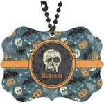 Vintage / Grunge Halloween Rear View Mirror Decor (Personalized)