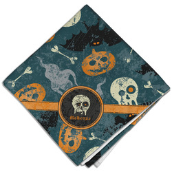 Vintage / Grunge Halloween Cloth Dinner Napkin - Single w/ Name or Text