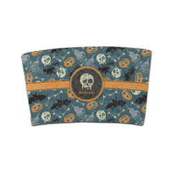 Vintage / Grunge Halloween Coffee Cup Sleeve (Personalized)