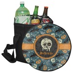 Vintage / Grunge Halloween Collapsible Cooler & Seat (Personalized)