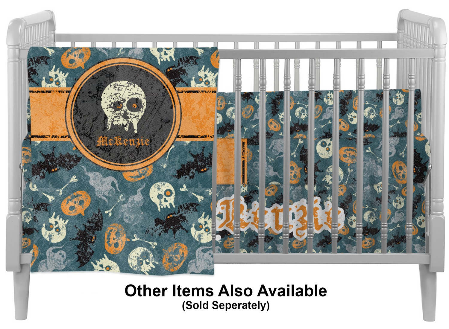 halloween crib sheet