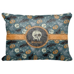 Vintage / Grunge Halloween Decorative Baby Pillowcase - 16"x12" (Personalized)