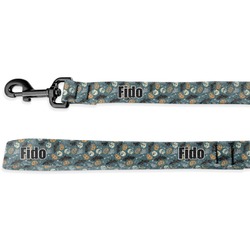 Vintage / Grunge Halloween Deluxe Dog Leash (Personalized)