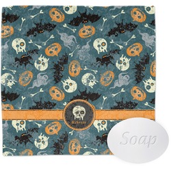 Vintage / Grunge Halloween Washcloth (Personalized)