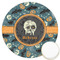 Vintage / Grunge Halloween Icing Circle - Large - Front