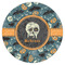 Vintage / Grunge Halloween Icing Circle - Large - Single