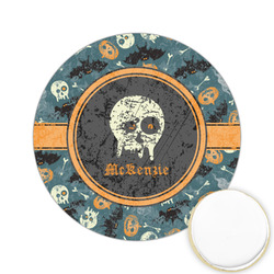 Vintage / Grunge Halloween Printed Cookie Topper - 2.15" (Personalized)