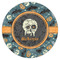 Vintage / Grunge Halloween Icing Circle - Small - Single