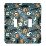 Vintage / Grunge Halloween Light Switch Cover (2 Toggle Plate)