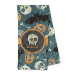 Vintage / Grunge Halloween Kitchen Towel - Microfiber (Personalized)