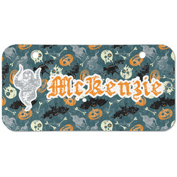 Vintage / Grunge Halloween Mini/Bicycle License Plate (2 Holes) (Personalized)