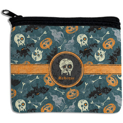 Vintage / Grunge Halloween Rectangular Coin Purse (Personalized)