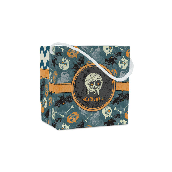 Custom Vintage / Grunge Halloween Party Favor Gift Bags - Matte (Personalized)