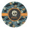 Vintage / Grunge Halloween Round Paper Coaster - Approval