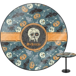 Vintage / Grunge Halloween Round Table (Personalized)