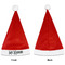 Vintage / Grunge Halloween Santa Hats - Front and Back (Single Print) APPROVAL