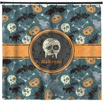 Vintage / Grunge Halloween Shower Curtain - Custom Size (Personalized)