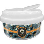 Vintage / Grunge Halloween Snack Container (Personalized)