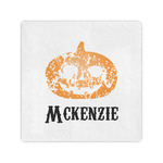 Vintage / Grunge Halloween Standard Cocktail Napkins (Personalized)