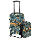 Vintage / Grunge Halloween Kids 2-Piece Luggage Set - Suitcase & Backpack (Personalized)