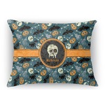 Vintage / Grunge Halloween Rectangular Throw Pillow Case (Personalized)