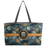 Vintage / Grunge Halloween Beach Totes Bag - w/ Black Handles (Personalized)