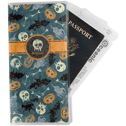 Vintage / Grunge Halloween Travel Document Holder