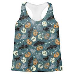 Vintage / Grunge Halloween Womens Racerback Tank Top - X Large