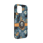 Vintage / Grunge Halloween iPhone Case - Rubber Lined - iPhone 13 Mini (Personalized)