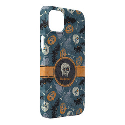 Vintage / Grunge Halloween iPhone Case - Plastic - iPhone 14 Plus (Personalized)