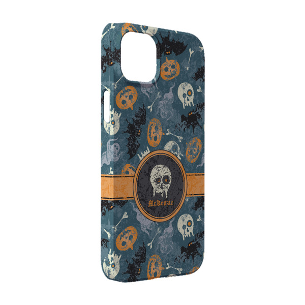 Custom Vintage / Grunge Halloween iPhone Case - Plastic - iPhone 14 Pro (Personalized)