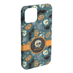 Vintage / Grunge Halloween iPhone Case - Plastic (Personalized)