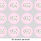 Gymnastics with Name/Text 1" Multipurpose Round Labels - Sheet