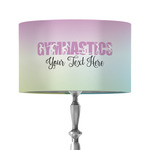 Gymnastics with Name/Text 12" Drum Lamp Shade - Fabric