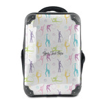 Gymnastics with Name/Text 15" Hard Shell Backpack