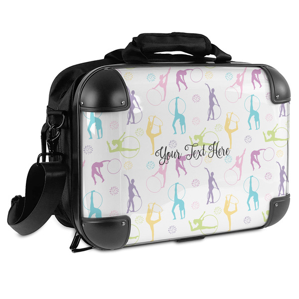 Custom Gymnastics with Name/Text Hard Shell Briefcase - 15"