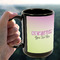 Gymnastics with Name/Text 15oz. Black Mug - LIFESTYLE