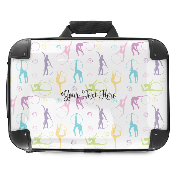 Custom Gymnastics with Name/Text Hard Shell Briefcase - 18"