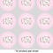 Gymnastics with Name/Text 2" Multipurpose Round Labels - Sheet