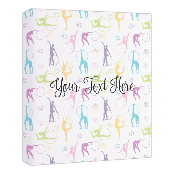 Custom Gymnastics with Name/Text Canvas Print - 20x24