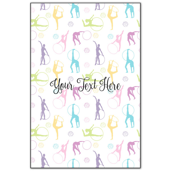 Custom Gymnastics with Name/Text Wood Print - 20x30