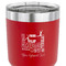 Gymnastics with Name/Text 30 oz Stainless Steel Ringneck Tumbler - Red - CLOSE UP