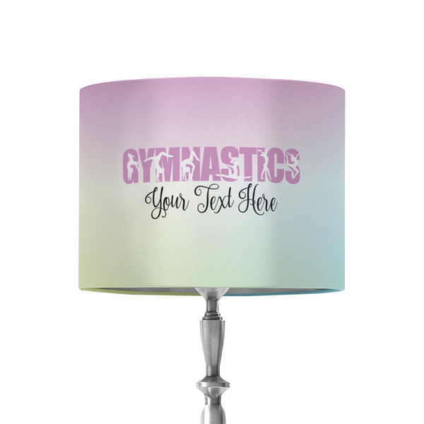 Custom Gymnastics with Name/Text 8" Drum Lamp Shade - Fabric