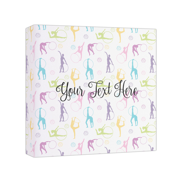 Custom Gymnastics with Name/Text Canvas Print - 8x8