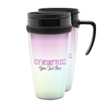 Gymnastics with Name/Text Acrylic Travel Mug