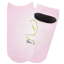 Gymnastics with Name/Text Adult Ankle Socks (Personalized)