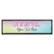 Gymnastics with Name/Text Bar Mat - Large - FRONT