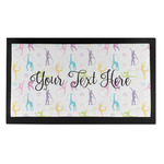 Gymnastics with Name/Text Bar Mat - Small