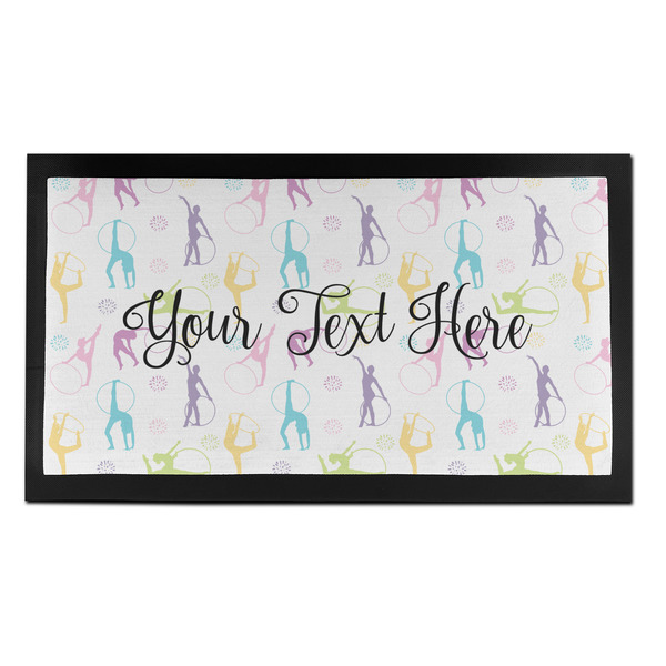 Custom Gymnastics with Name/Text Bar Mat - Small