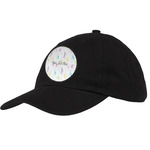 Gymnastics with Name/Text Baseball Cap - Black